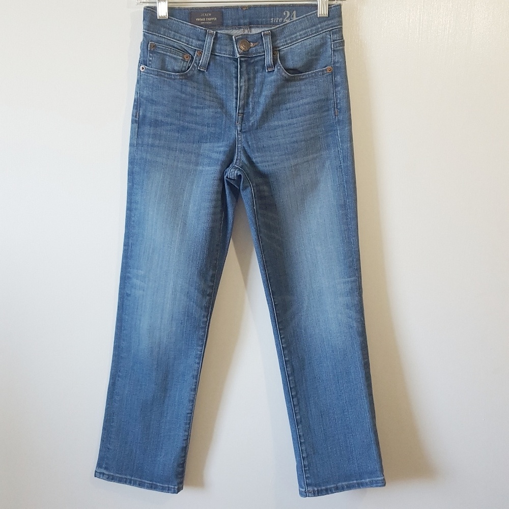 J. Crew Vintage Cropped Jeans